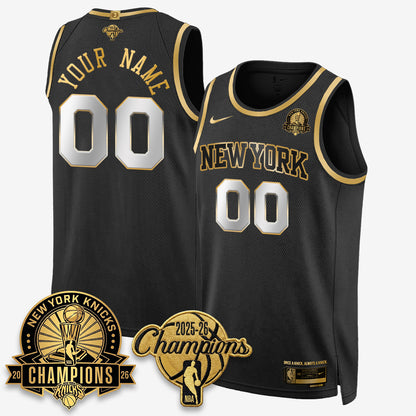 New York Knicks 2026 Basketball Champions Special Edition Vapor Custom Jersey V2- Stitched