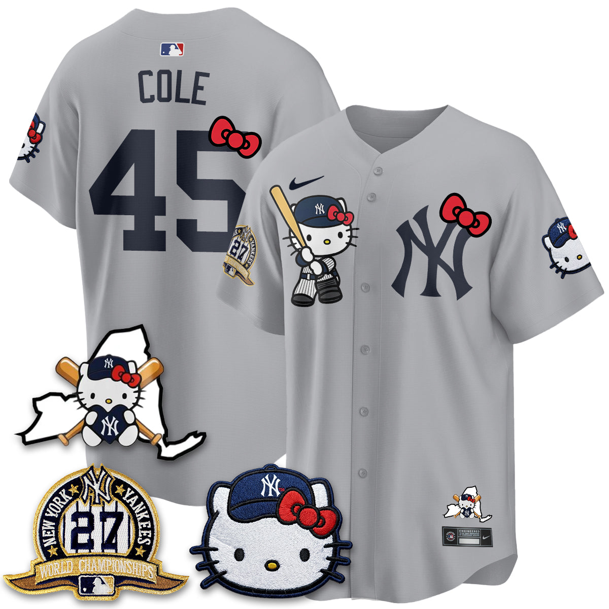 New York Yankees Meow KT 2026 Vapor Limited Jersey - All Stitched