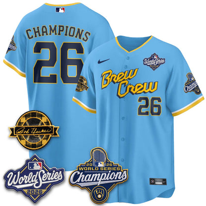 MIL 2026 WS Champions - Bob Patch Vapor Edition - Stitched-NQD (NAV9)