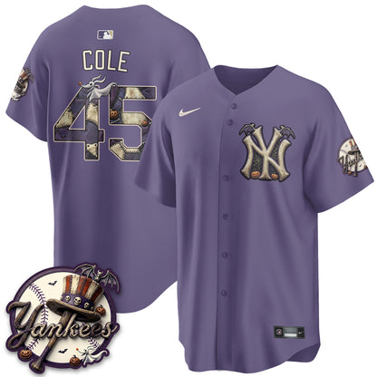 New York Yankees Nightmare Edition Vapor Jersey - Printed