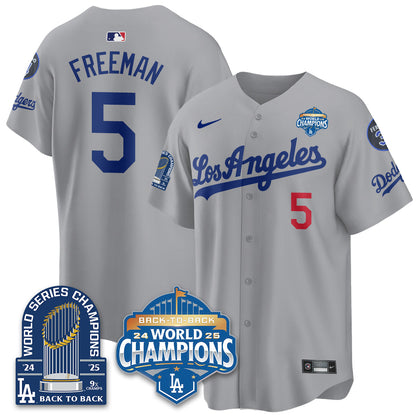 LAD Alternate  Vapor Limited Jersey - 9x Champs - Stitched