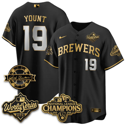 MIL 2026 NL Champions - Uecker Patch Vapor Jersey - Stitched -NQD (TT)