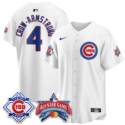 Chicago Cubs 2027 All Star Game Vapor Limited Blue Jersey - Stitched