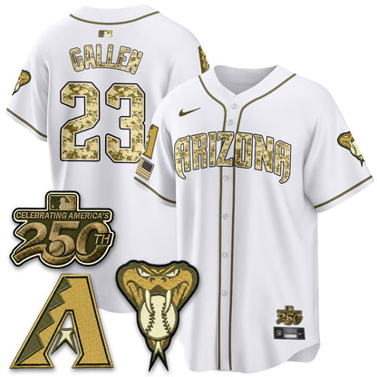 Arizona Diamondbacks Salute to Service 2026 Vapor Premier Limited Jersey - All Stitched
