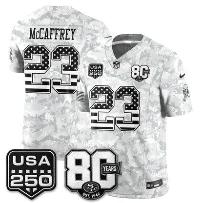 San Francisco 49ers 2026 Salute to Service Edition Vapor Jersey - Stitched-NQD