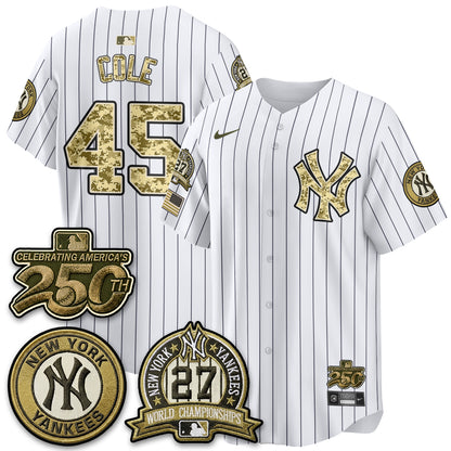 New York Yankees Salute to Service 2026 Vapor Limited Jersey - Stitched
