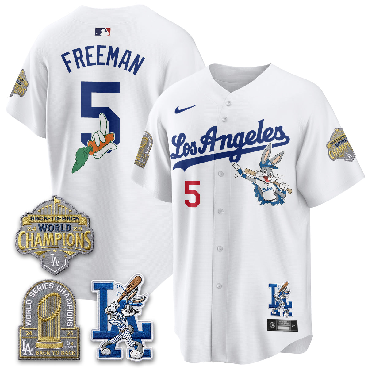 Los Angeles Dodgers Bunny Vapor Limited Jersey - All Stitched