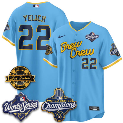 MIL 2026 WS Champions - Bob Patch Vapor Edition - Stitched-NQD (NAV9)