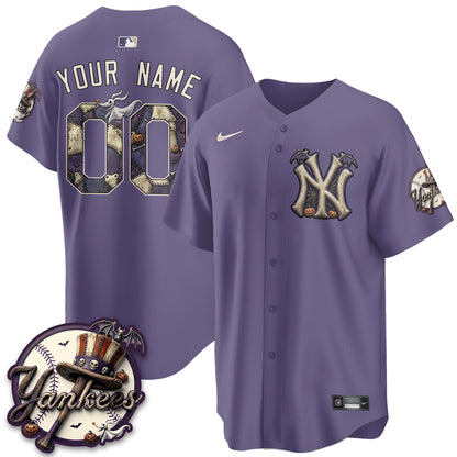 New York Yankees Nightmare Edition Vapor Custom Jersey - Printed