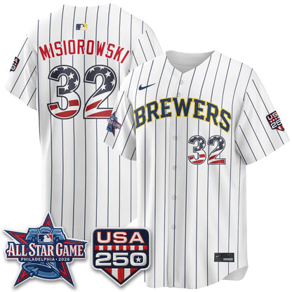 Milwaukee Brewers 2026 All Star Game Vapor Jersey - Stitched
