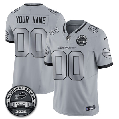 Buffalo Bills Nickel City Edition Vapor Custom Jersey - Stitched