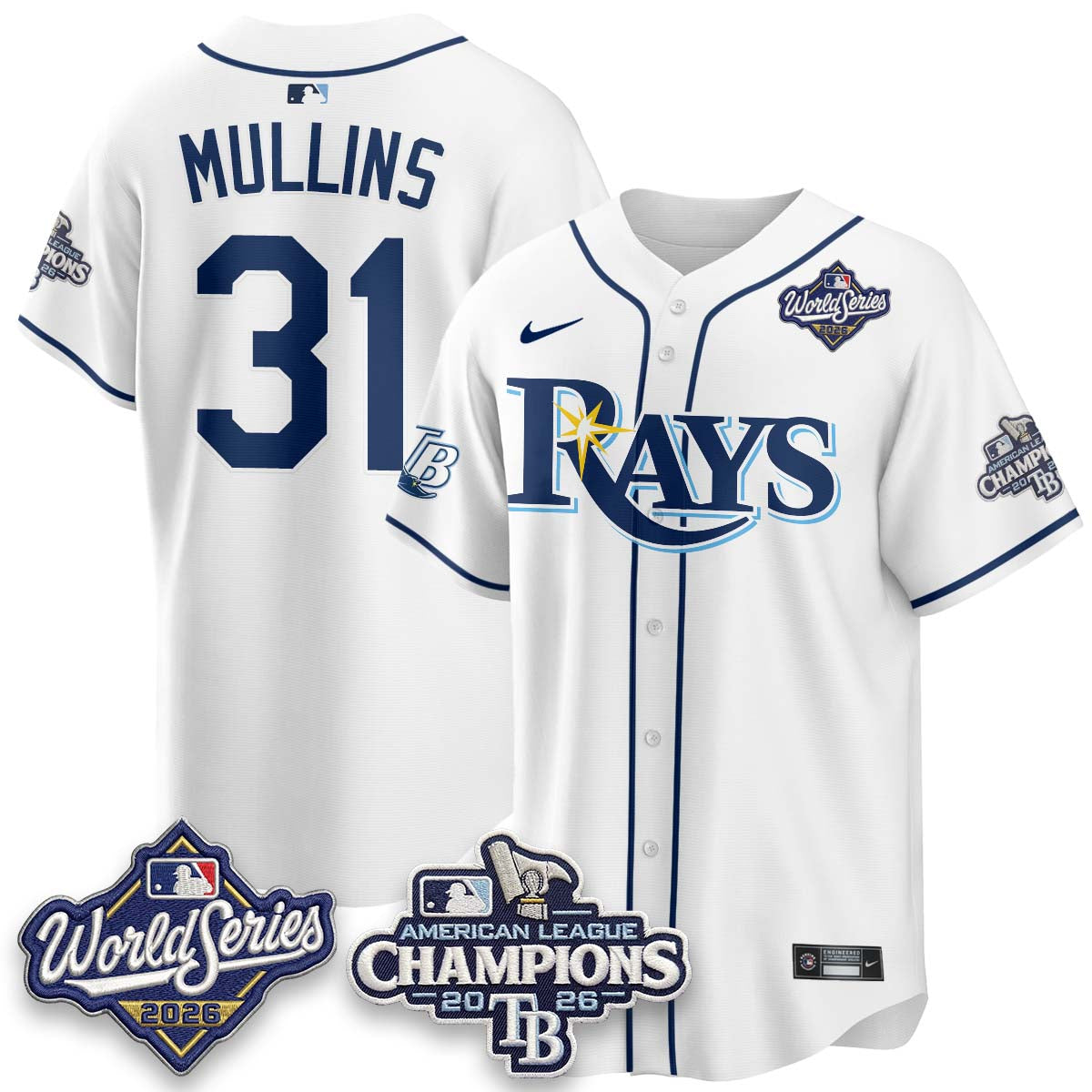 TB 2026 AL Champions Vapor Jersey - Stitched-NQD