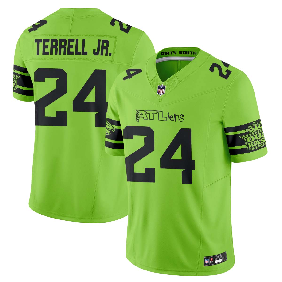 Atlanta Falcons 30th Anniversary ATLiens Vapor Jersey - Stitched-NQD