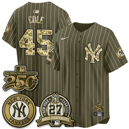 New York Yankees Salute to Service 2026 Vapor Limited Jersey - Stitched