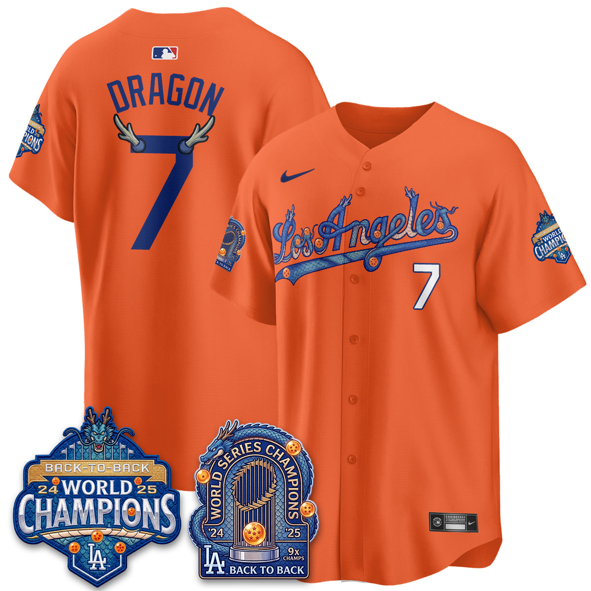 Los Angeles Dodgers x DB Night 2026 Vapor Jersey - Stitched