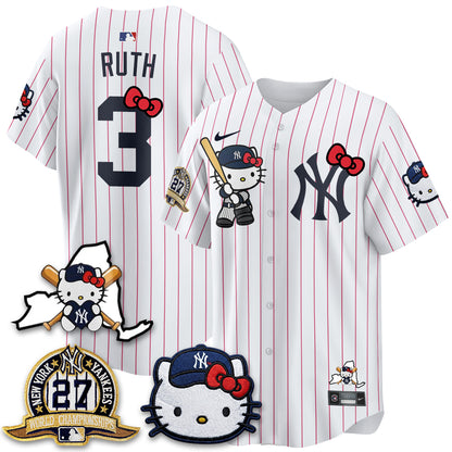 New York Yankees Meow KT 2026 Vapor Limited Jersey - All Stitched