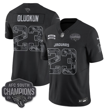 Jacksonville Jaguars 2026 Salute to Service V2 Vapor Jersey - Stitched
