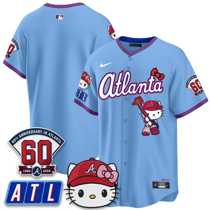 Atlanta Braves x Meow KT 2026 Vapor Limited Jersey - All Stitched