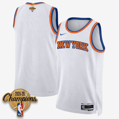 New York Knicks 2026 Basketball Champions Vapor Jersey V2- Stitched