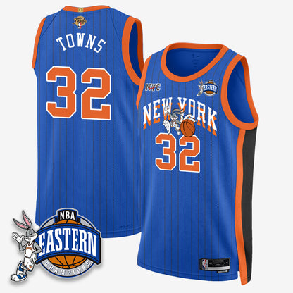 New York Knicks 2026 NBA Finals x Bunny Vapor Jersey - Stitched