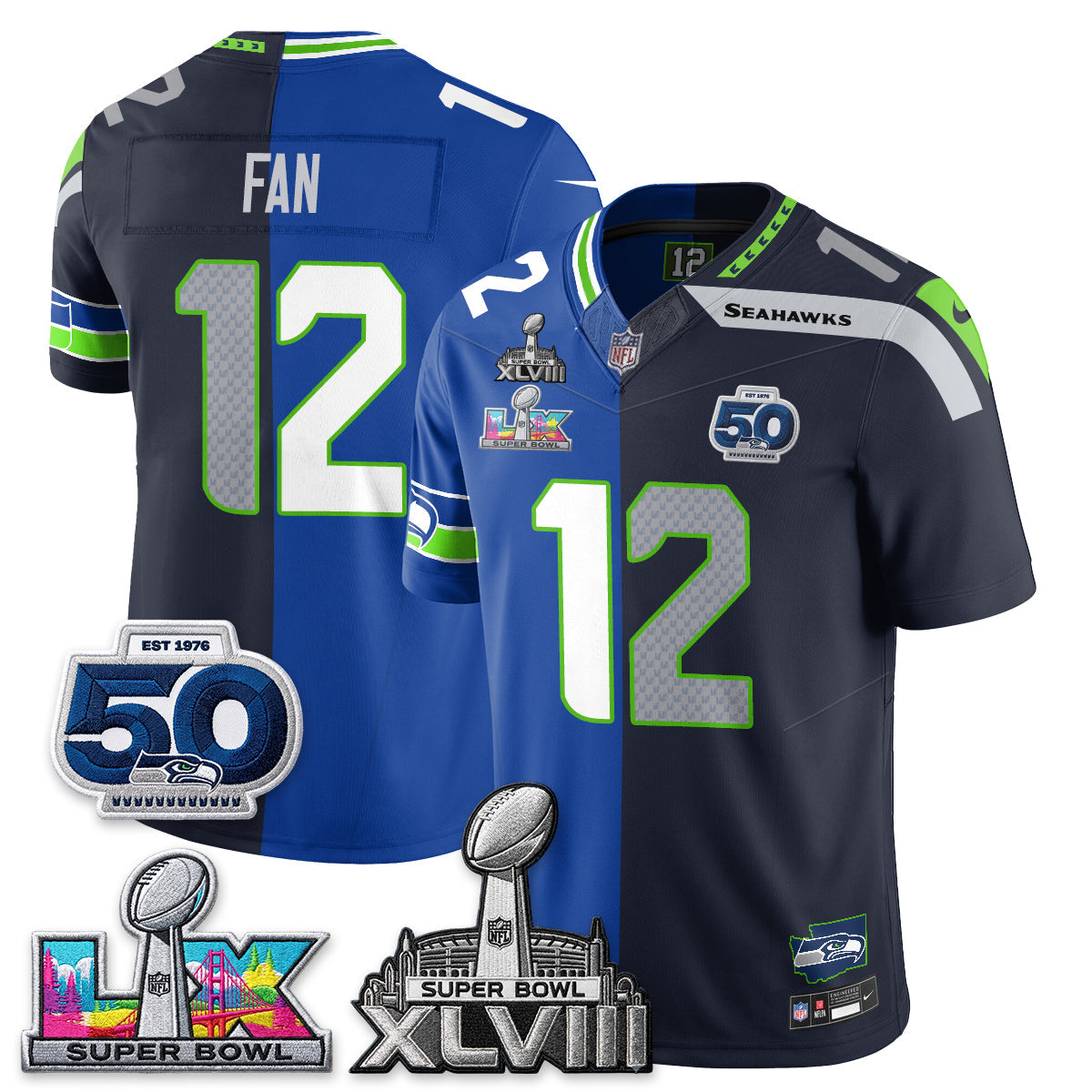 SEA SB LX Champs Split Edition Vapor Jersey - Stitch-NQD
