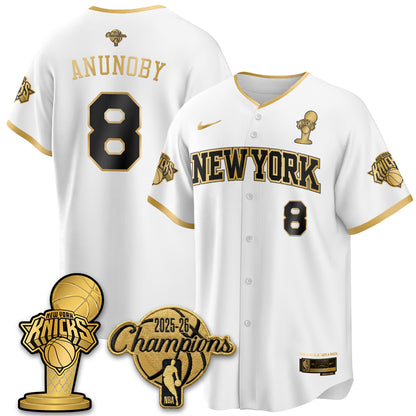 New York Knicks 2026 NBA Champions Vapor Jersey - Stitched