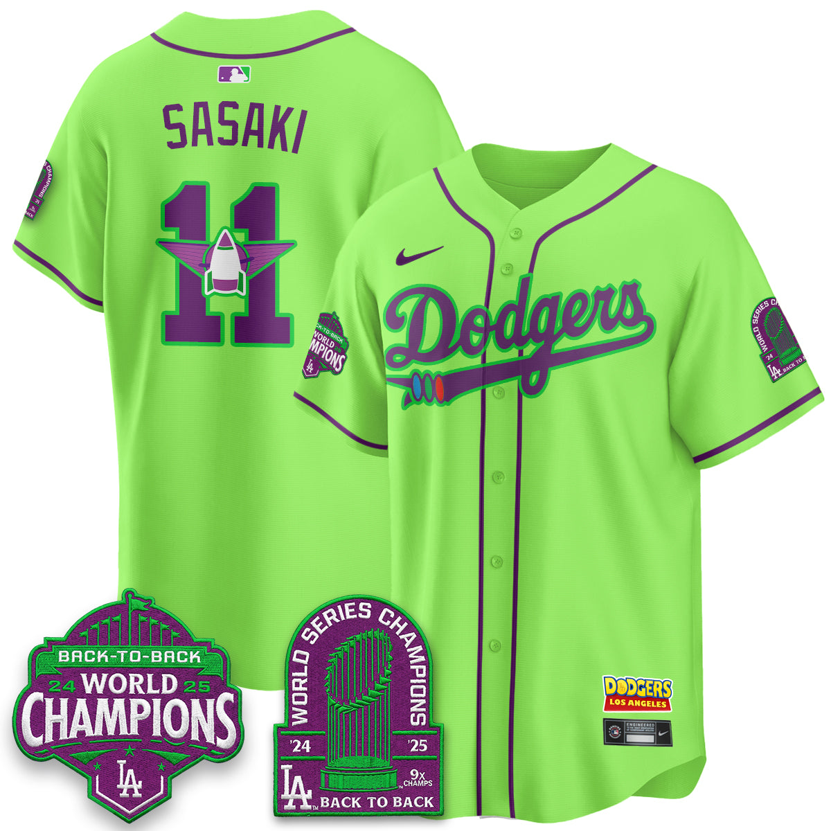 Los Angeles Dodgers 2026 Space Ranger Vapor Limited Jersey - Stitched