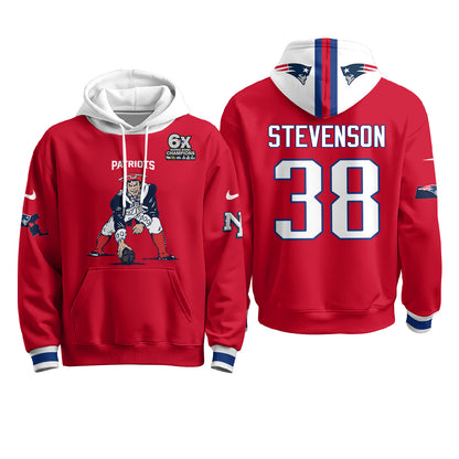 New England Patriots Minuteman Edition Hoodie - Stitched