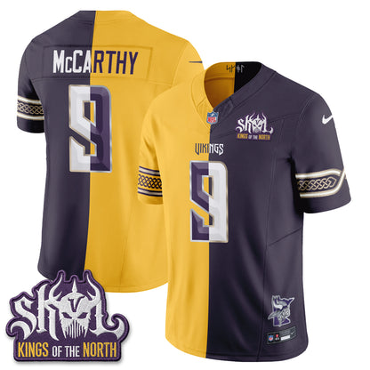 Minnesota Vikings 2026 Rivalries Split V2 Vapor Jersey - Stitched