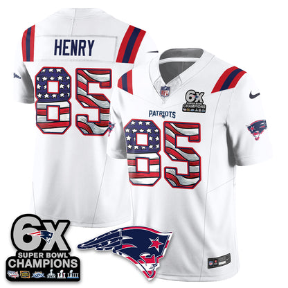 New England Patriots America Edition Vapor Jersey V2- Stitched