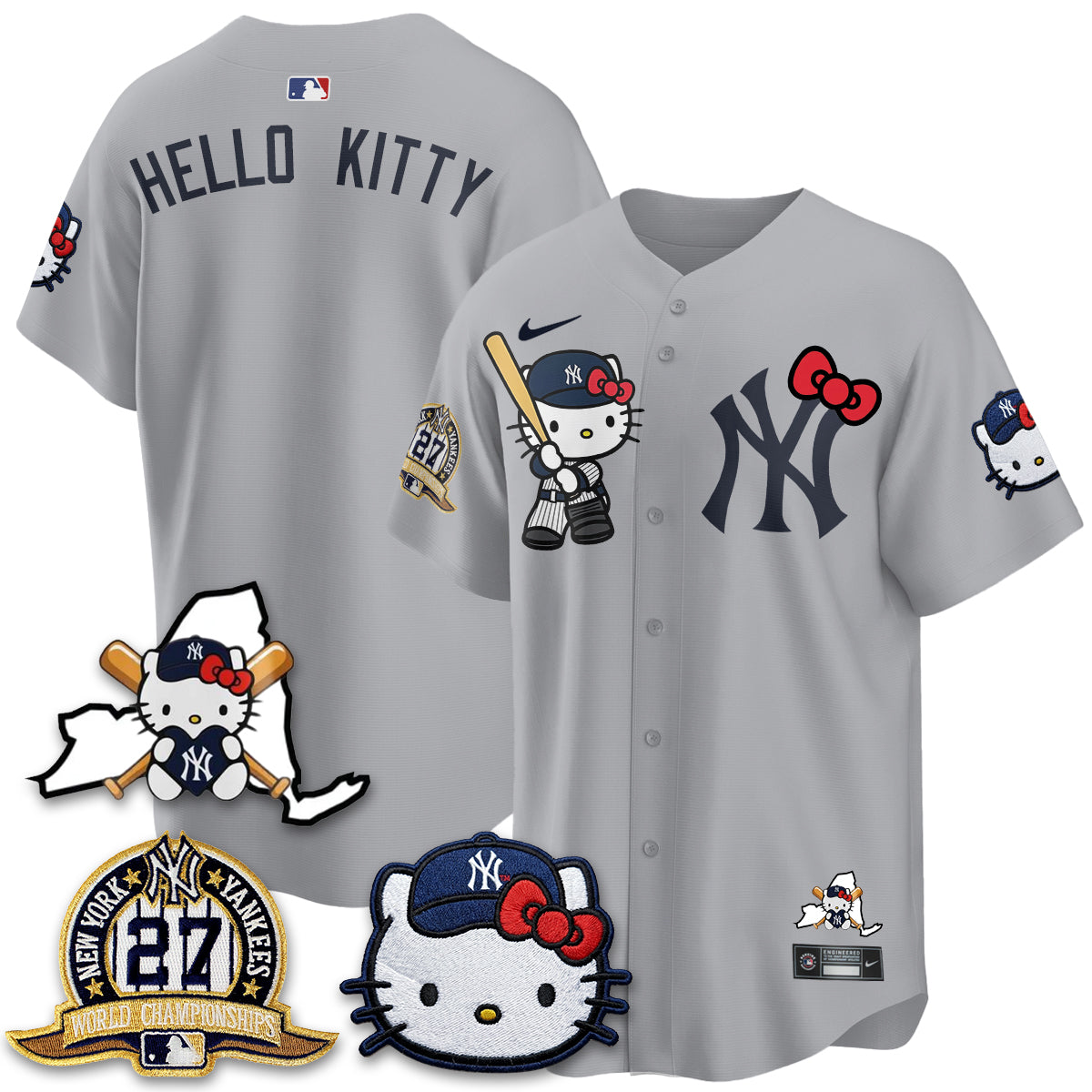 New York Yankees Meow KT 2026 Vapor Limited Jersey - All Stitched