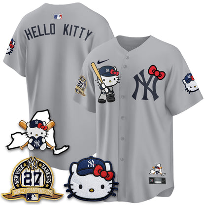 New York Yankees Meow KT 2026 Vapor Limited Jersey - All Stitched