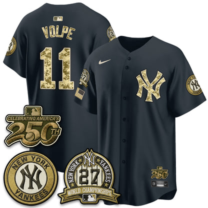 New York Yankees Salute to Service 2026 Vapor Limited Jersey - Stitched