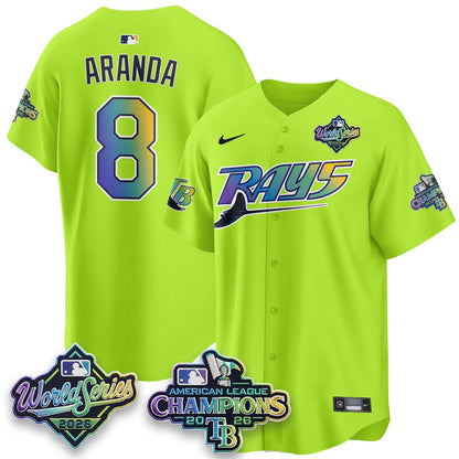 Tampa Bay Rays 2026 AL Champions Limited Vapor Jersey - Stitched-NQD