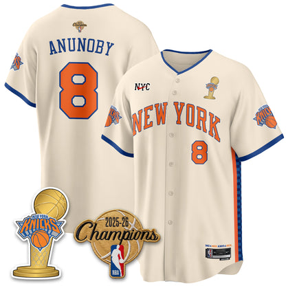 New York Knicks 2026 NBA Champions Vapor Jersey - Stitched