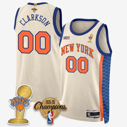 New York Knicks 2026 Basketball Champions Vapor Jersey - Stitched