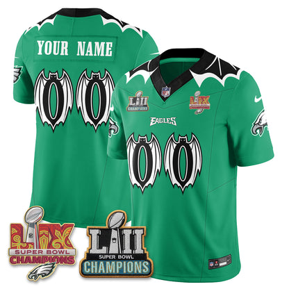 Philadelphia Eagles x Bat Edition Vapor Custom Jersey - Stitched-NQD