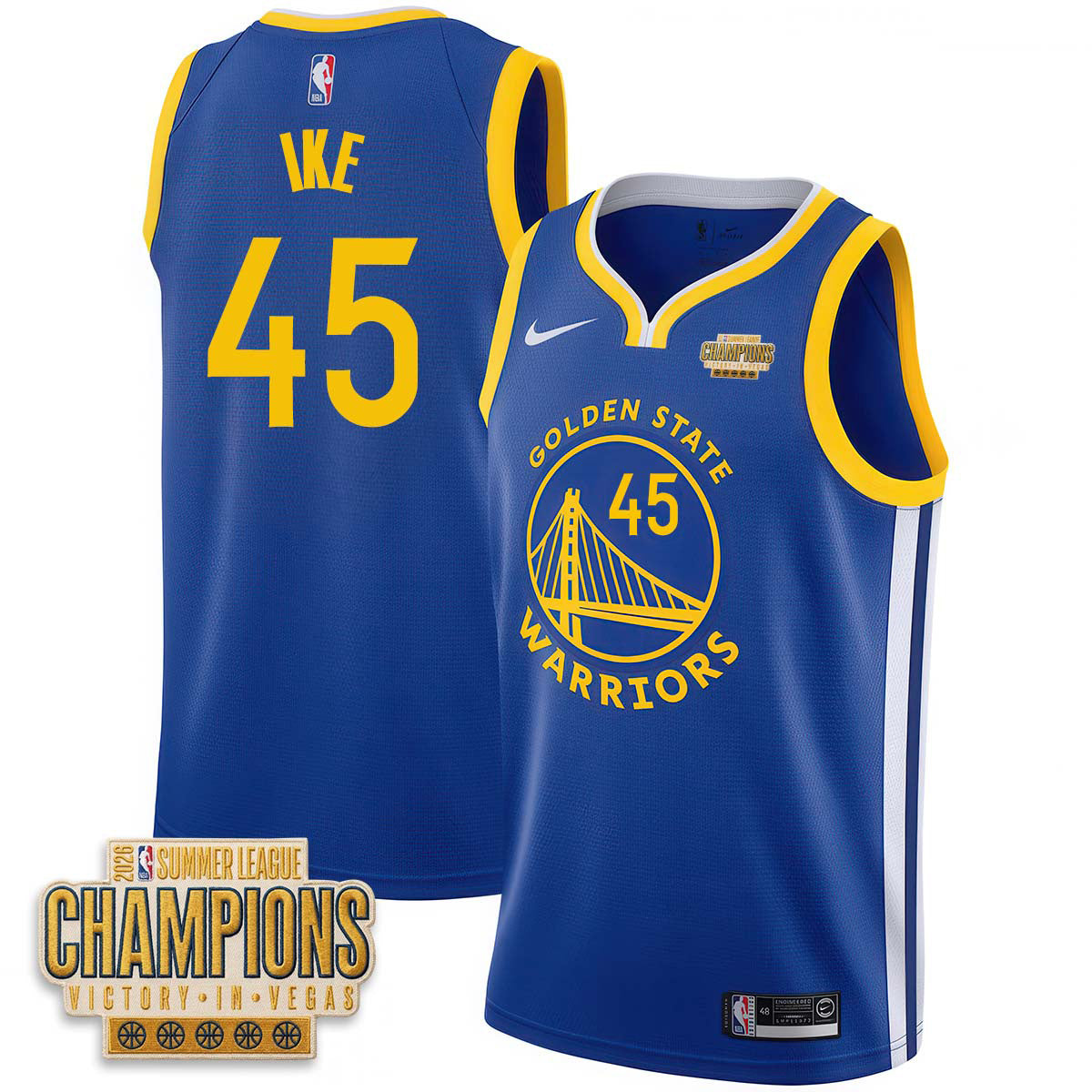 Golden State Warriors 2026 Summer League Vapor Jersey - Stitched