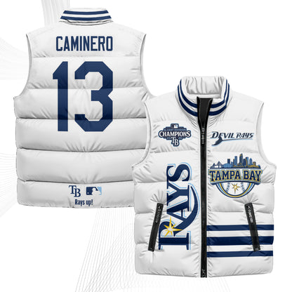 Tampa Bay Rays "Devil Rays" Puffer Vest - Printed