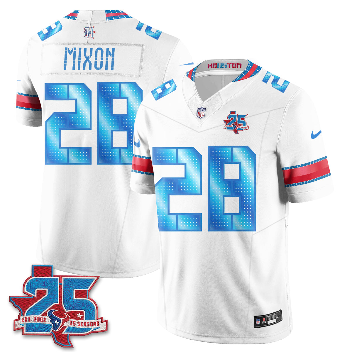 Houston Texans 2026 Rivalries Vapor Jersey - Stitched (7)