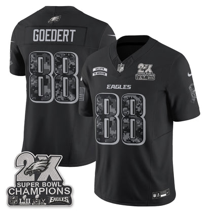 Philadelphia Eagles Salute to Service V2 Vapor Jersey - Stitched-NQD