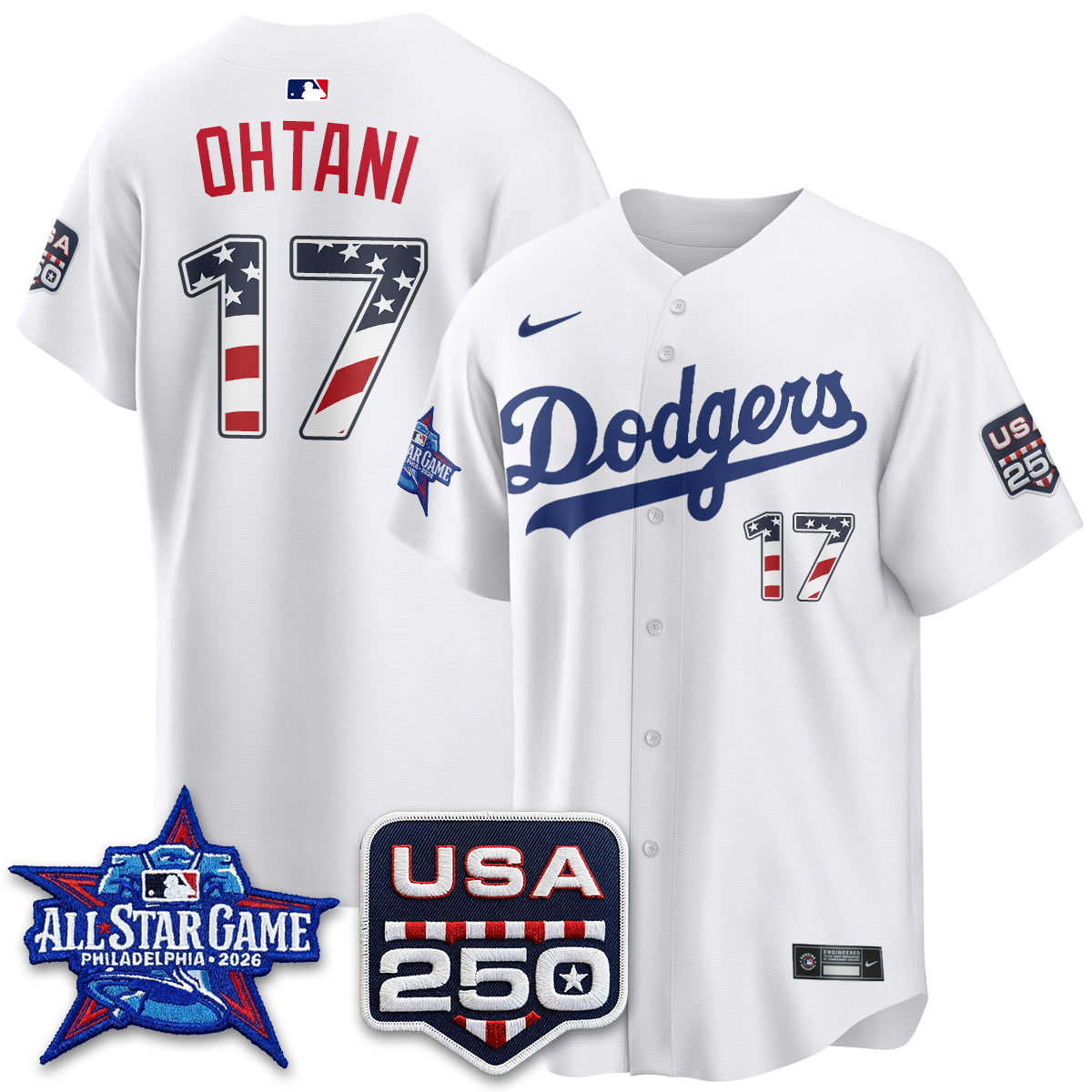Los Angeles Dodgers 2026 All Star Edition Vapor Jersey- Stitched