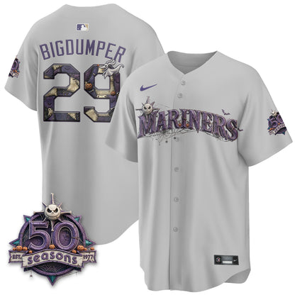 Seattle Mariners Nightmare Edition Vapor Limited Jersey - Printed