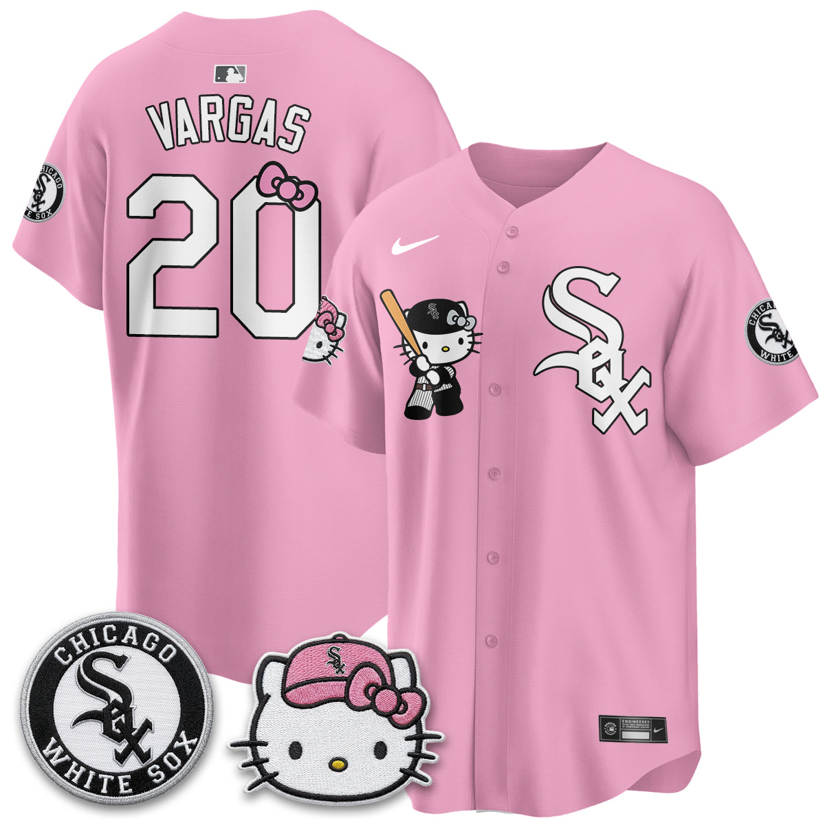 Chicago White Sox x Meow KT Vapor Jersey - Stitched