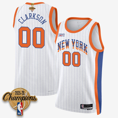 New York Knicks 2026 Basketball Champions Vapor Jersey V2- Stitched
