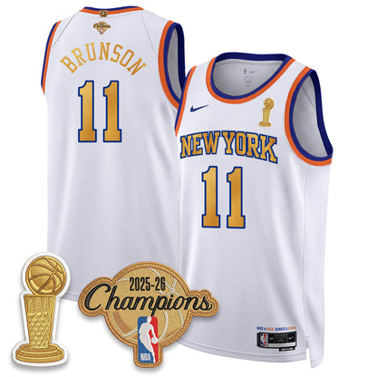 New York Knicks Champions Night Vapor Jersey - Stitched-NQD