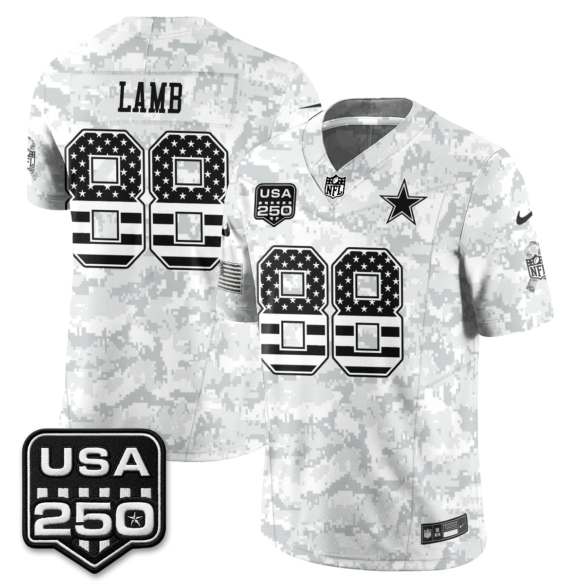 Dallas Cowboys 2026 Salute to Service Edition Vapor Jersey - Stitched