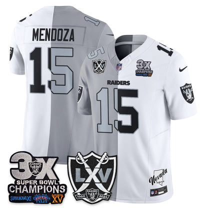 Las Vegas Raiders Split Edition Vapor Jersey V2- Stitched