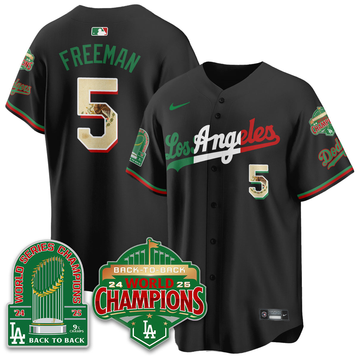 LAD Mexico Vapor Limited Jersey - 9x & B2B Champs - Stitched