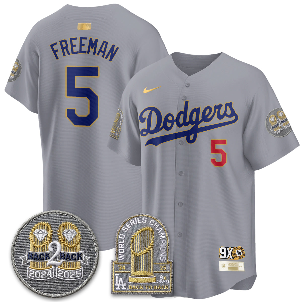 LAD Vapor Limited Jersey - Back to Back Champion - Stitched